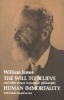 James, William : The Will to Believe and Human Immortality