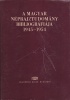 Sándor István (szerk.) : A magyar néprajztudomány bibliográfiája 1945-1954