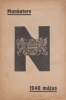 Novágh Gyula (szerk.) : Munkaterv. 1940 május [Programfüzet]