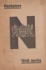 Novágh Gyula (szerk.) : Munkaterv. 1940 április [Programfüzet]