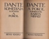 Dante, Alighieri  : -- komédiája