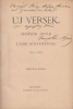 Zempléni Árpád : Uj versek. -- ujabb költeményei. (1893-1897.) [Dedikált példány]
