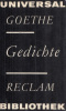 Goethe, Johann Wolfgang : Gedichte