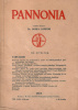 Gorka Sándor (szerk.) : Pannonia  VIII. (1943.)  évf. 1. és 2. szám.