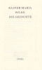 Rilke, Rainer Maria : Die Gedichte