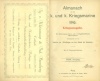 Almanach für die k. und k. Kriegsmarine 1916.