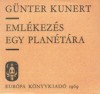 Kunert, Günter : Emlékezés egy planétára
