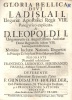Piazzoli, Franciscus Ludovicus Ferdinandus : Gloria bellica divi Ladislai I Ungariae apostolici regis VIII. panegyrico explicata