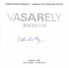 Vasarely Múzeum. Budapest, 1987. Zichy Kastély - Schloss Zichy. [Katalógus.]