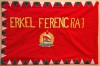 287. Erkel Ferenc raj. [Kétoldalas, közepes méretű úttörőzászló, 1965 körül.]<br><br>[Ferenc Erkel squad.] [Double-side-page medium sized pioneer flag, cca 1965.]