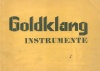 Goldklang instrumente [Hangszer katalógus]