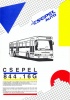 031.   Csepel Lyra 613.02/A távolsági autóbusz. [reklámprospektus magyar és angol nyelven]<br><br>[Csepel Lyra 613.02/A, 7 m long distance bus].<br>[leaflet in Hungarian and English] : 