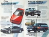 124.   Toyota Show 87 Wettbewerb. [2 db svájci reklámprospektus német nyelven]<br><br>[Swiss advertising brochures in German, 2 pcs]  : 