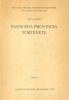 Mócsy András : Pannonia Provincia története