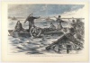 Ladislaus Eugen, Petrovits (metszette) : A szegedi nagy árvíz - Csónakkal mentés a Tiszából (az Illustrirte Zeitung 1879. ápr. 5. számának fametszetű képe)
