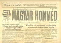 Magyar Honvéd. I. évfolyam, 2. szám. 1956. október 31. szerda.