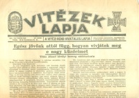 Vitézek Lapja XXII. (IV.) évf. 45. sz. - A Vitézi Rend hivatalos lapja. 