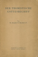 Horváth, Alexander M. : Der Thomistische Gottesbegriff (dedikált)
