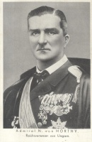 Admiral N. von Horthy. Reichsverweser von Ungarn. [Képes levelezőlap]