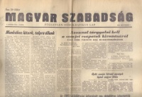 Magyar szabadság - független demokratikus napilap. 1.évf. 3.sz. 1956. nov. 3.