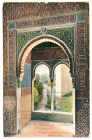 Vino di China ferruginoso SERRAVALLO. - Granada. (Alhambra) Ajimez de la Cautiva. Isabel de Solis.