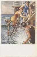Stieborsky, Willy (1881–1966) : Incselkedés fürdőző nőkkel 
