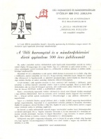 Déli harangszó és nándorfehérvári győzelem 500 éves jubileuma [1956] - Felhívás az Ausztriában élő Magyarsághoz.