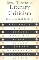 Beckson, Karl (Ed.) : Great Theories in Literary Criticism