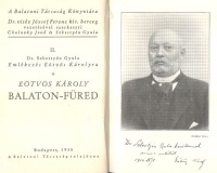 Eötvös Károly : Balaton-Füred