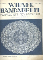 Wiener Handarbeit - Monatsschrift für Nadelkunst. 1938.  Nr. 137