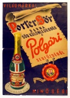 Ismeretlen : Porter sör - Barna sörkülönlegesség a [Kőbányai] Polgári serfőzdéből