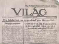 Világ - A polgári demokrácia lapja. 1947. március 4.  (Orgoványi per)