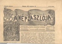 A nép zászlója. - Képes politikai hetilap. VII. évf. 39.sz., 1892. szeptember 29.  [Képviselők Kossuthnál Turinban]