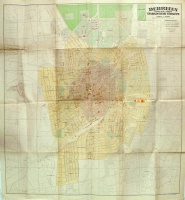 Debrecen szab. Kir. Város szabályozási térképe. Méret=1:10.000