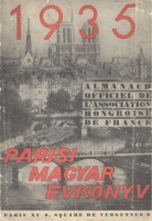 Párisi magyar évkönyv 1935 - Almanach officiel de l'Association hongroise de France
