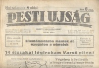 Pesti Ujság. - Keresztény Nemzetiszocialista napilap. 1939. szeptember 12., I. évf. 195.sz.