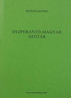 Pechan Alfonz : Eszperantó-magyar szótár