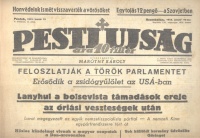 Pesti Ujság - Keresztény Nemzetiszocialista napilap. 1943. január 15., V. évf. 11.sz.