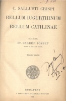 Sallusti, Crispi C. : Bellum Iugurthinum et Bellum Catilinae