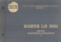 ROBUR LO 3000 Motor Alkatrész-katalógus I.