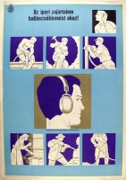 Ismeretlen : Az ipari zajártalom halláscsökkenést okoz - Védekezzünk füldugó, fülpárna használatával.