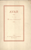Kiss József : Avar  (1. kiad.)