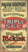 Witte Curacao Triple Sec - Dreher Antal Budapest [Italcímke]