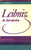 Broad, C. D. : Leibniz. An Introduction