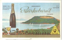 Badacsonyi Szürkebarát - 1971. évi termésű minőségi bor  [Italcímke]