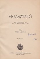 Mécs László : Vigasztaló - Versek. 