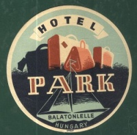 Hotel Park Balatonlelle [Poggyászcímke]