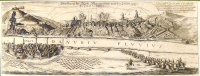 Koppmayer, Jacob : [Buda ostroma, 1686]<br>Abbildung der Statt Offen wie solche von der Seiten gegen / der Donau an zusehen.
