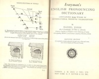 Jones, David : Everyman's English Pronouncing Dictionary