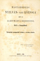 [Virozsil Antal] : Magyarország nyilván- vagy közjoga, mint az az alkotmány eredetétől 1847–48-ig fennállott